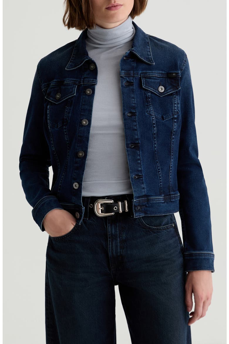 Robyn Denim Jacket, Main, color, SIDE EFFECT