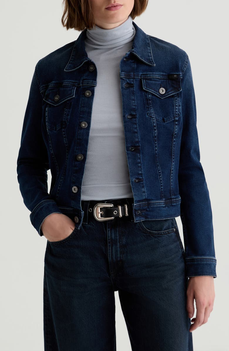 AG Robyn Denim Jacket, Main, color, Side Effect