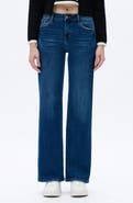 Bayeas Mid Rise Wide Leg Jeans