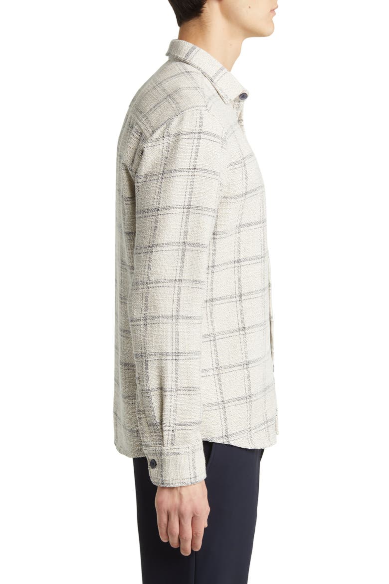 New London Check Button-Up Shirt, Alternate, color, LIGHT BEIGE