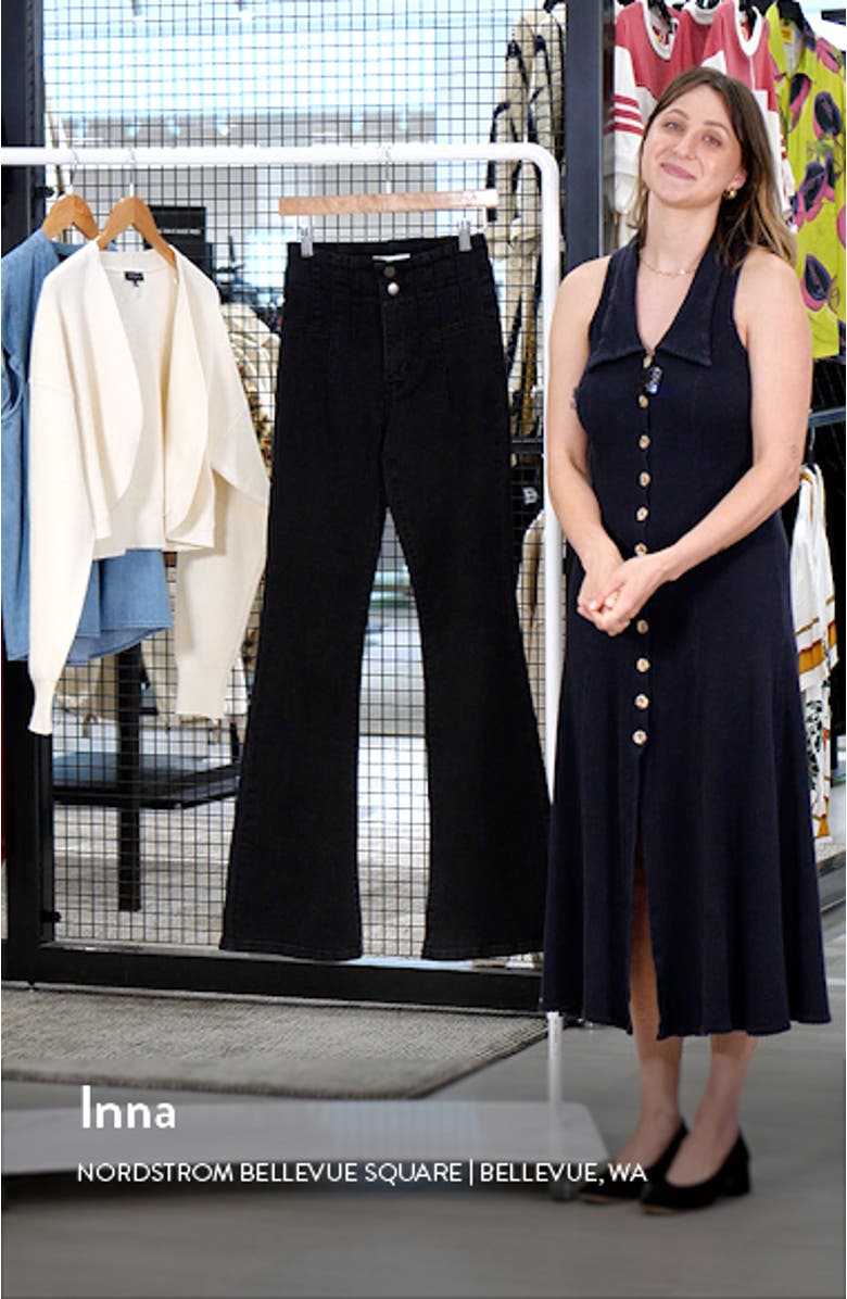 Dorian Ultrahigh Waist Bootcut Jeans, sales video thumbnail