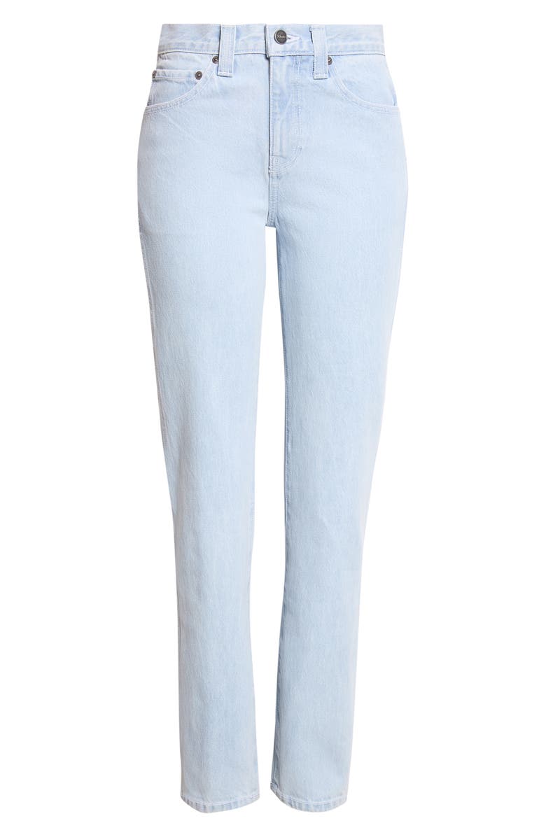 Khaite Farley Straight Leg Jeans, Alternate, color, Seneca