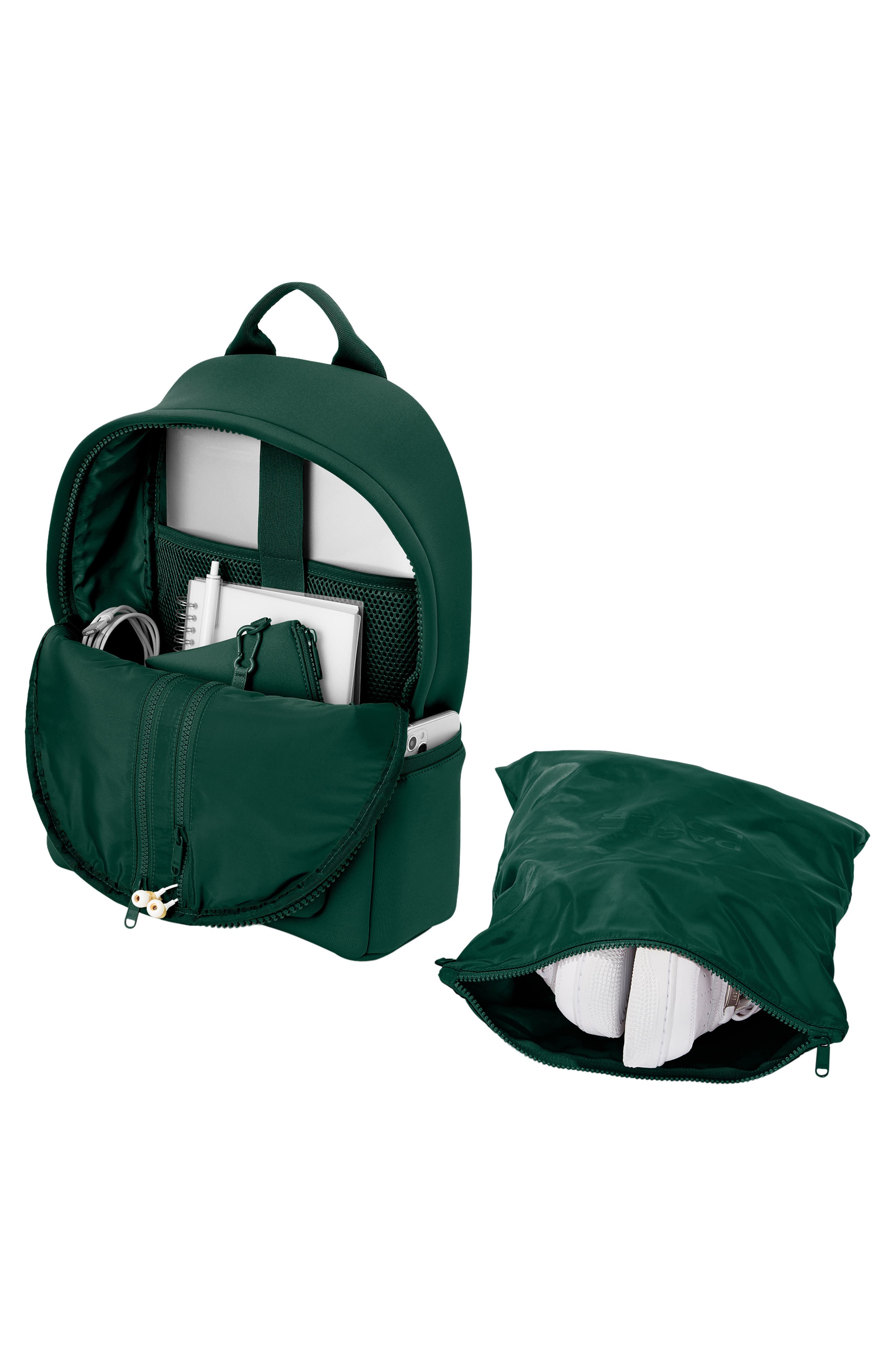 Dagne Dover Dakota Medium Neoprene Backpack, Alternate, color, Cypress