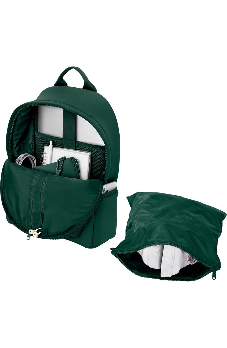 Dagne Dover Dakota Medium Neoprene Backpack, Alternate, color, Cypress