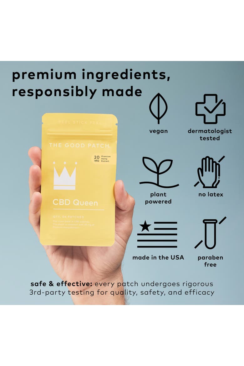 CBD Queen Wellness Patch, Alternate, color, None