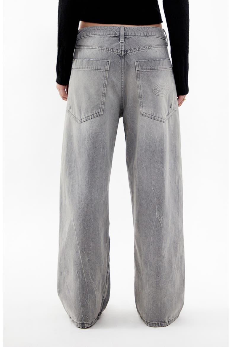 Jaya Baggy Low Rise Wide Leg Jeans, Alternate, color, GREY DENIM