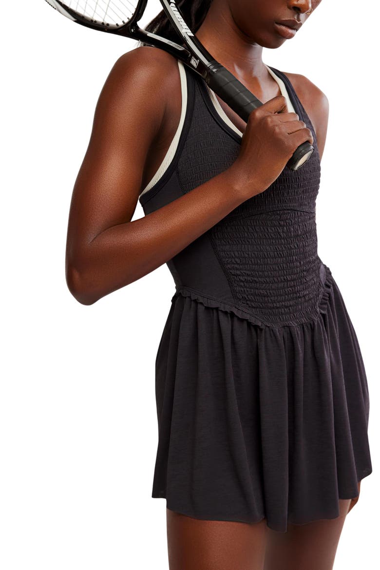 FP Movement Smockin' Hot Dress, Alternate, color, BLACK
