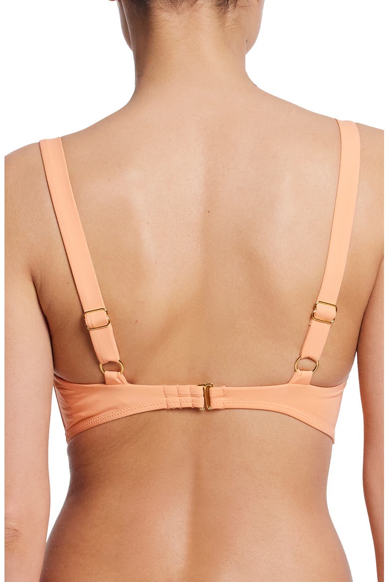 Balconette Bikini Top, Alternate, color, FLORENCE ORANGE