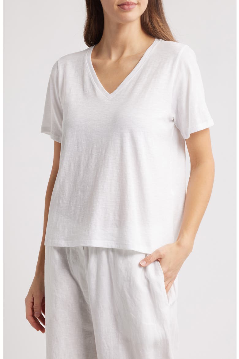 Easy Organic Cotton T-Shirt, Main, color, WHITE