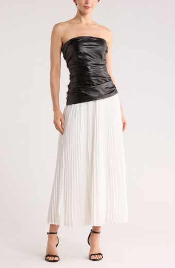 Simkhai Arie Strapless Bustier Midi Dress