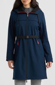 Hunter Reina Water Repellent Softshell Belted Coat