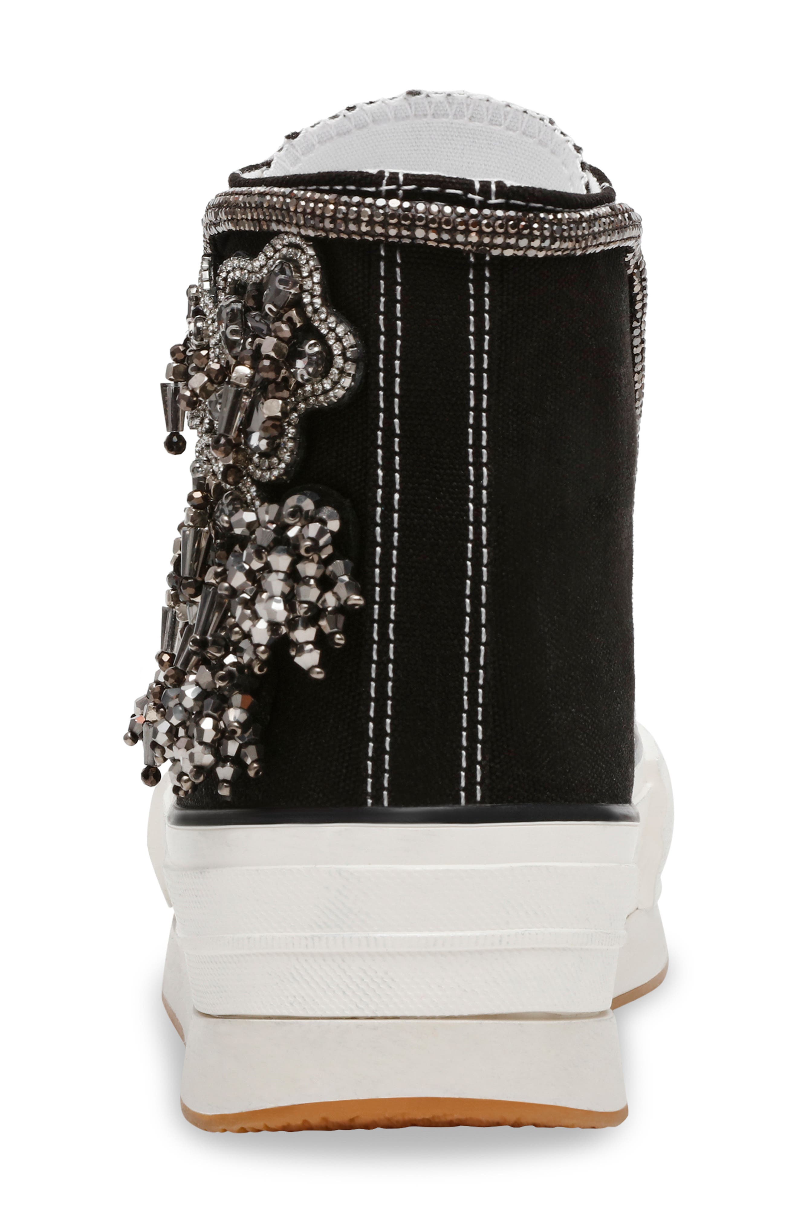 Steve Madden Mistic Beaded Platform Sneaker, Alternate, color, 