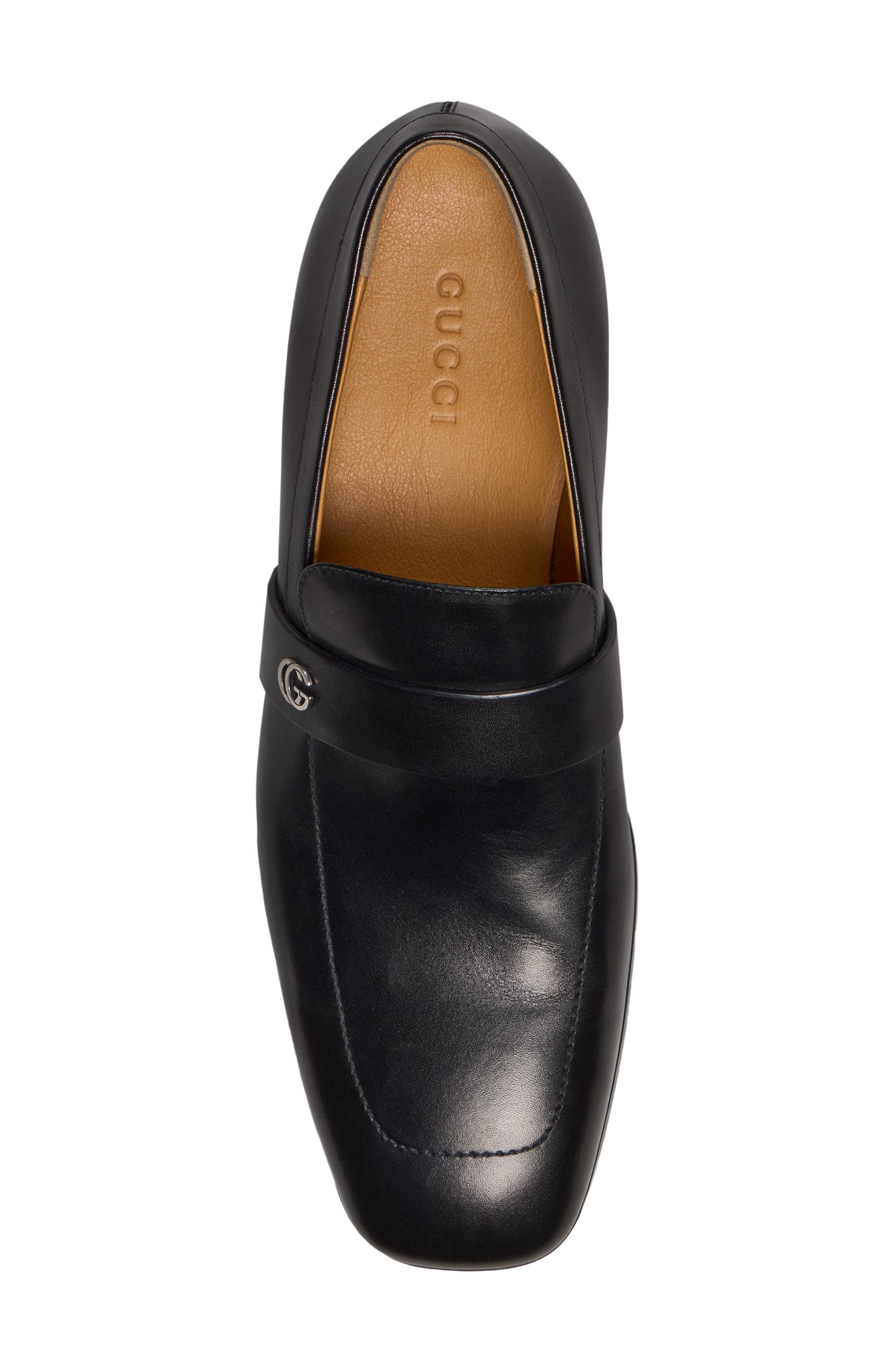 Narmada Leather Penny Loafer, Alternate, color, NERO