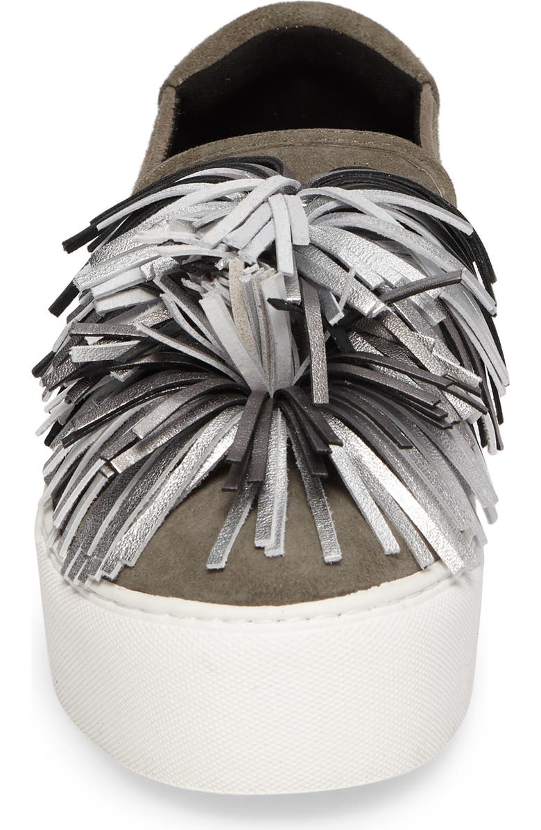 Kenneth Cole New York Jayson Pom Platform Sneaker, Alternate, color,