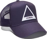 HVMAN Triangle Logo Mesh Trucker Hat