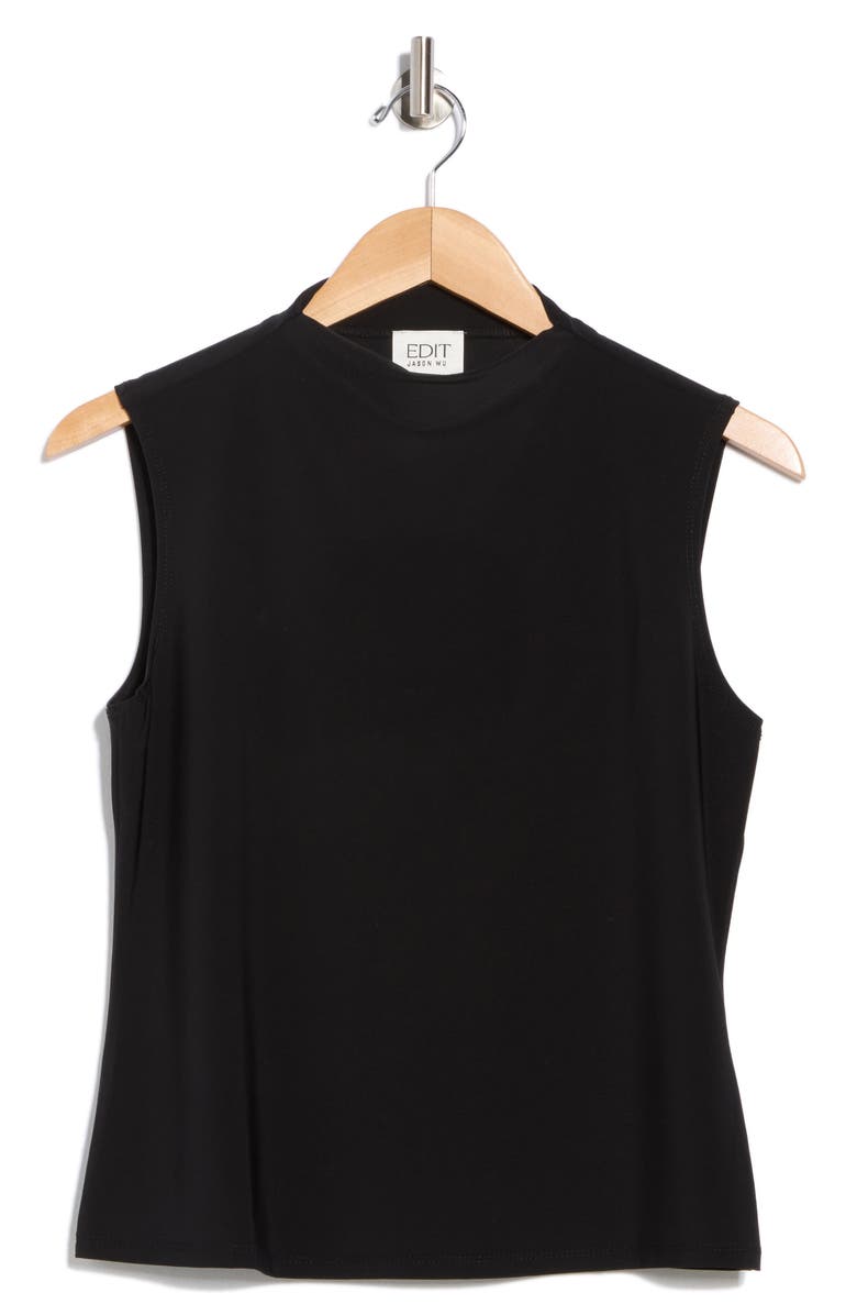 JASON WU Mock Neck Sleeveless Top, Alternate, color, Black