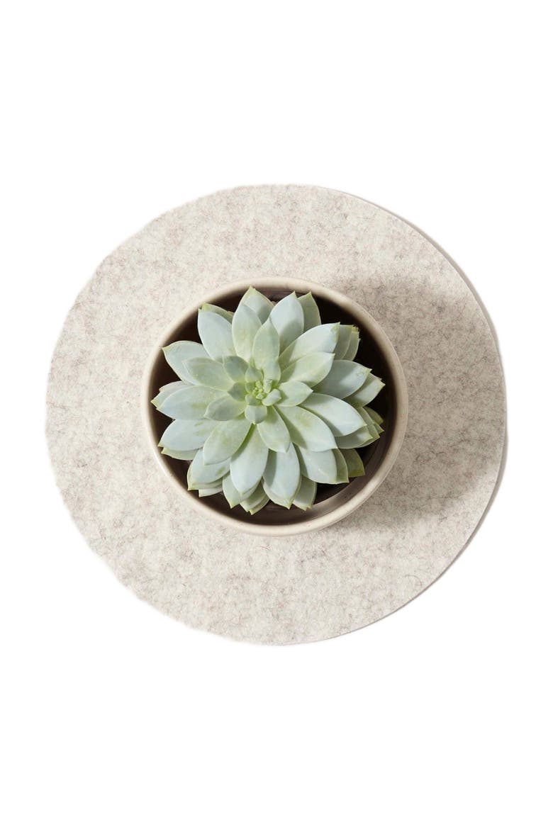 Merino Wool Trivet, Main, color, Heather White