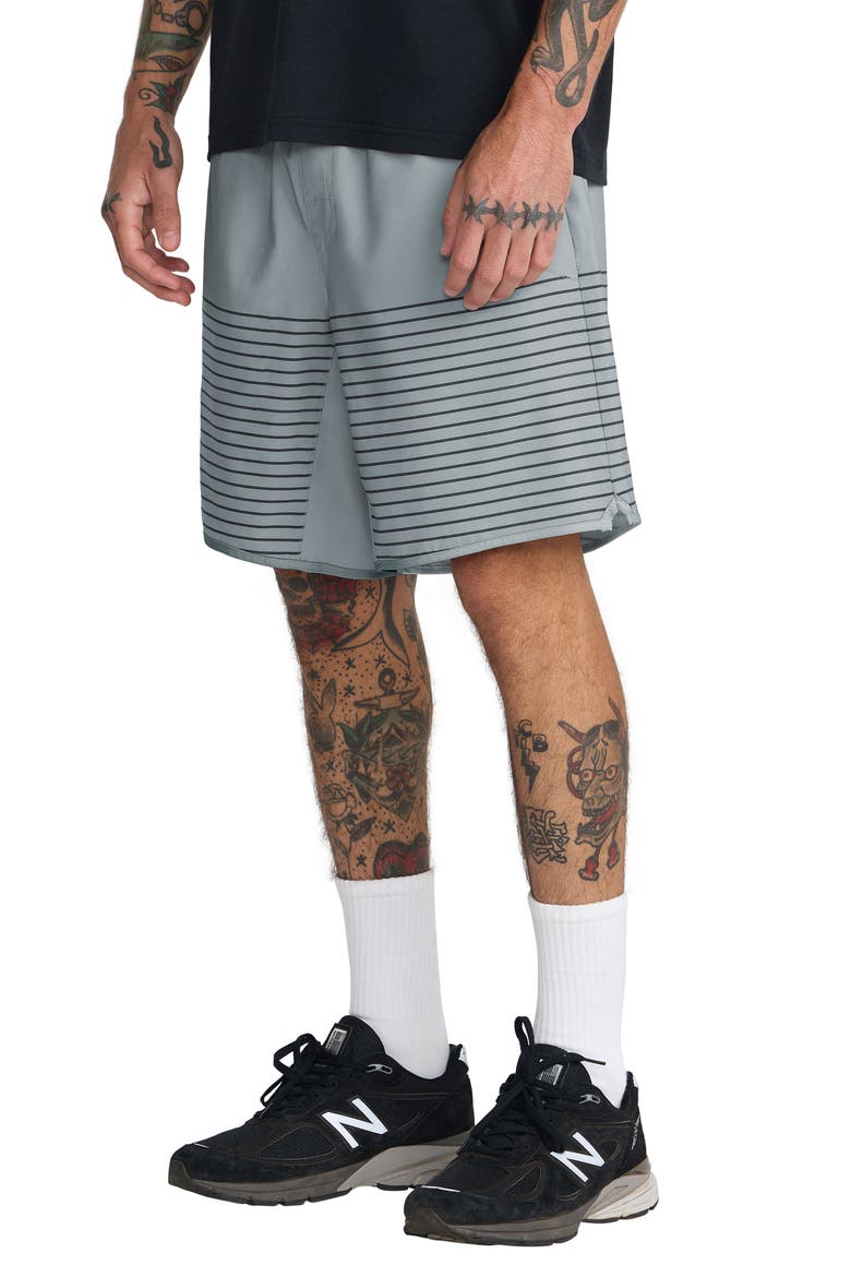 Yogger Stretch Shorts, Alternate, color, LEAD