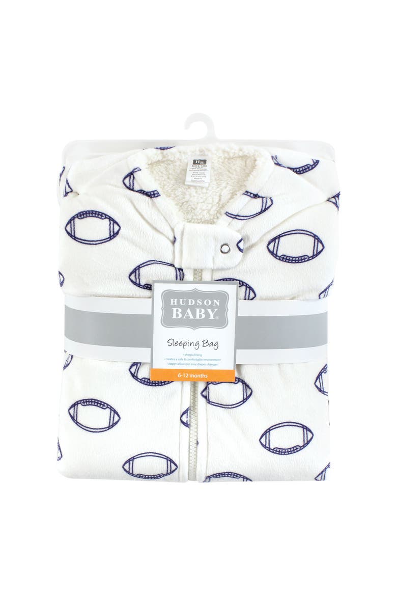Mink with Fluffy Inner Sleeping Bag, Sack, Blanket, Alternate, color, Football