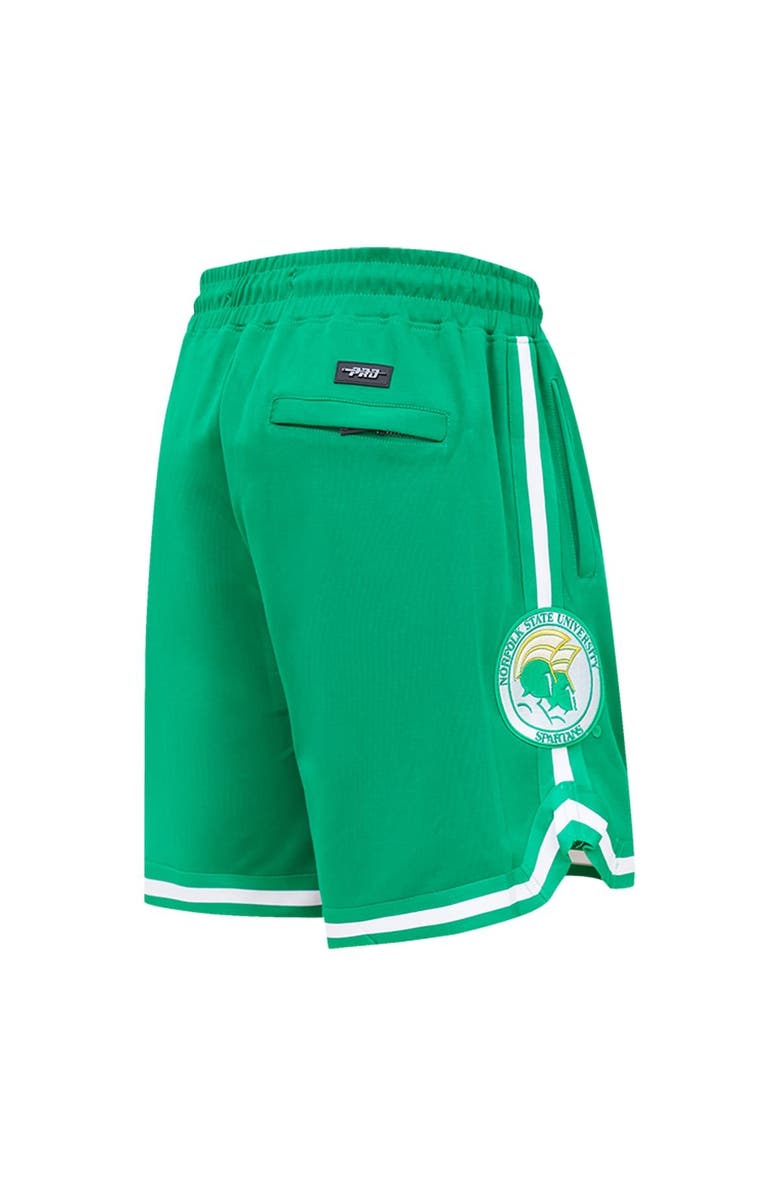 PRO STANDARD Men's Pro Standard Green Norfolk State Spartans University Classic Shorts, Alternate, color, 