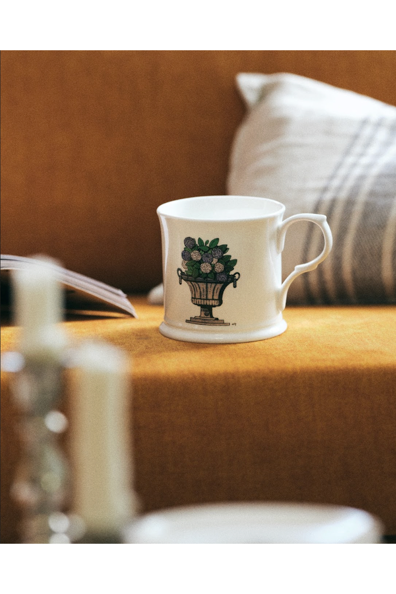 Thibaud Herem Objet Mug - Hydrangea, Alternate, color, Hydrangea