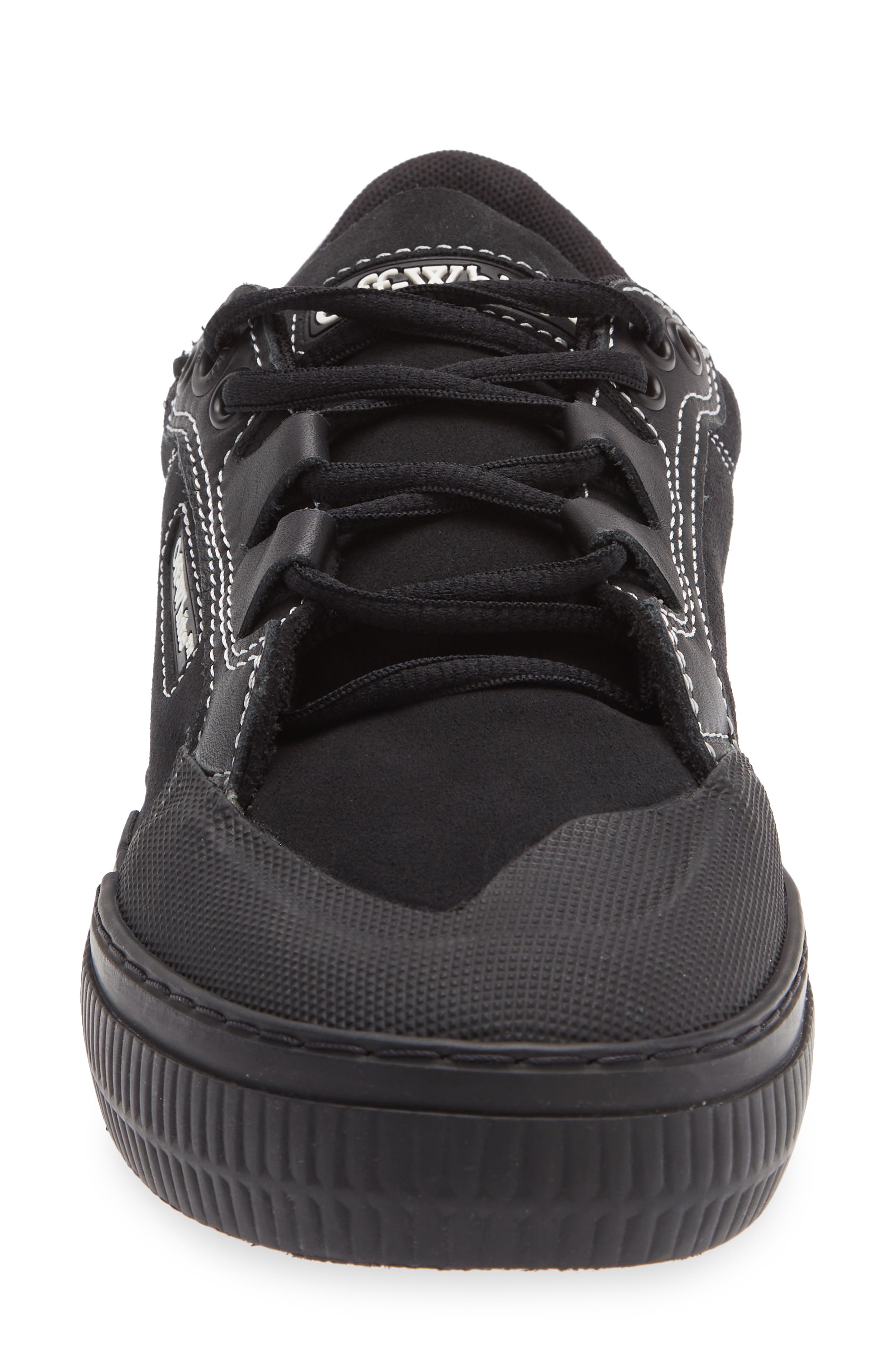 Off-White 779 Suede Vulcanized Sneaker, Alternate, color, Black - Black