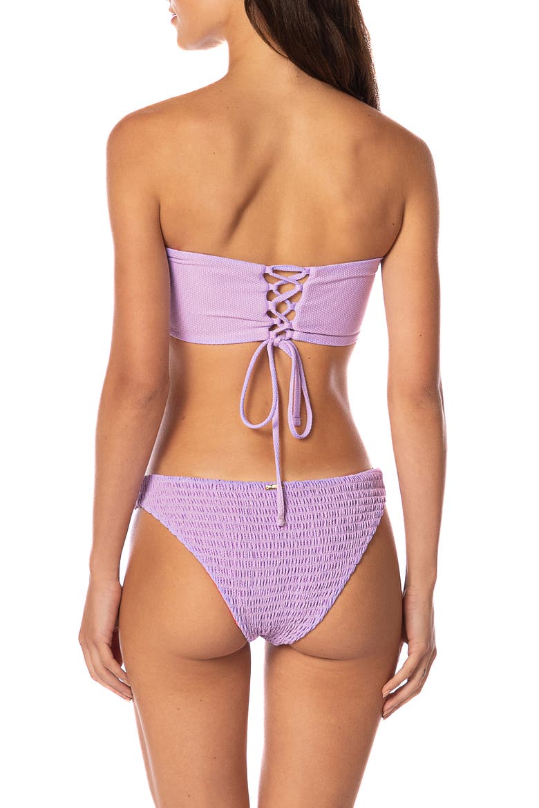Purple Lavender Artemis Multifit Reversible Bikini Top, Alternate, color, PURPLE