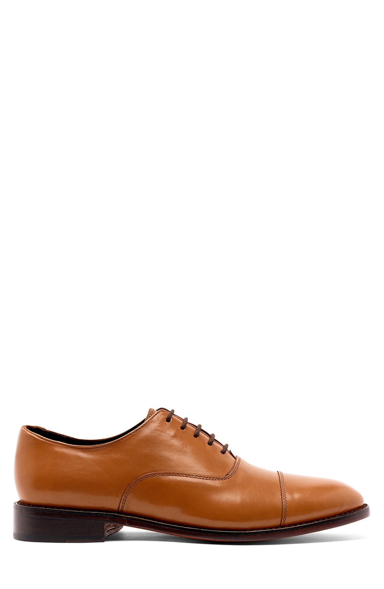 Anthony Veer Clinton Cap Toe Oxford, Alternate, color, Walnut