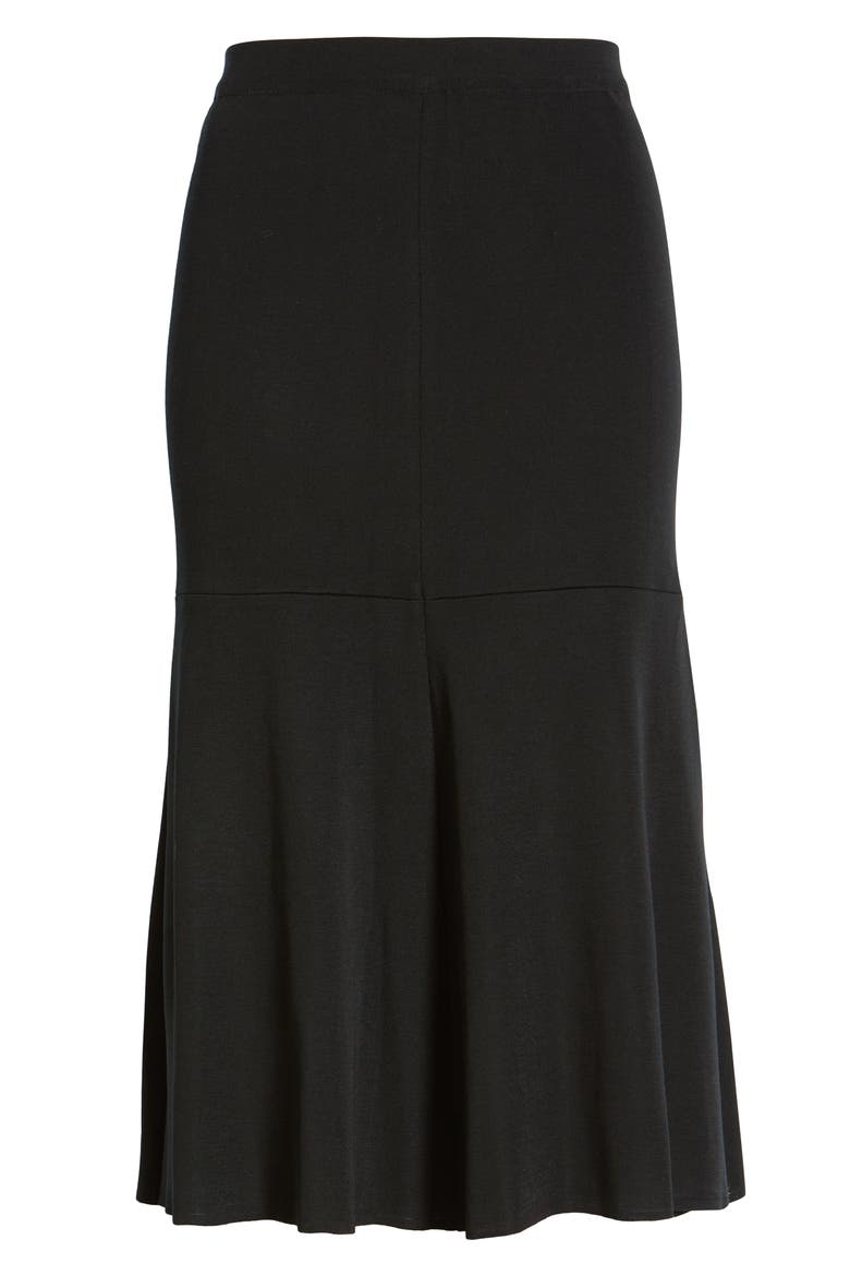 Flared Skirt, Alternate, color, BLACK