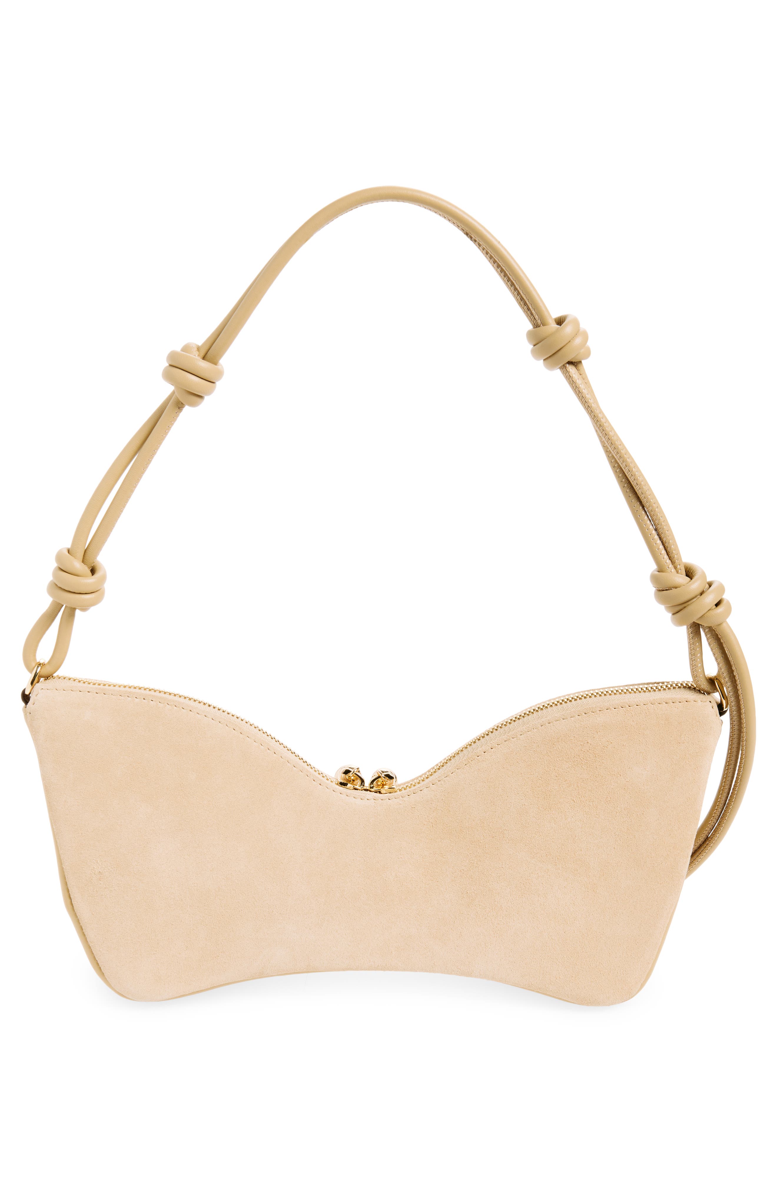 Cult Gaia Mercier Suede Shoulder Bag, Alternate, color, 