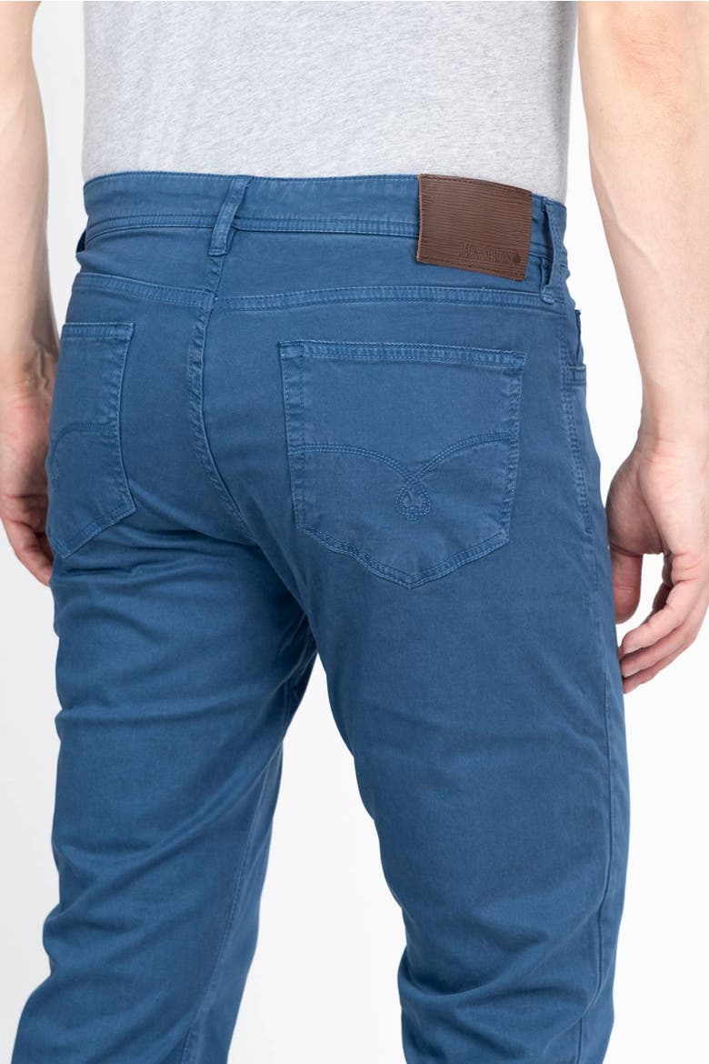 Jack Fit Five Pocket Pants, Alternate, color, Light Navy