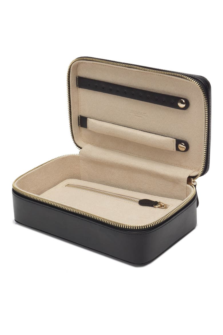 'Marrakesh' Zip Jewelry Case, Alternate, color, BLACK