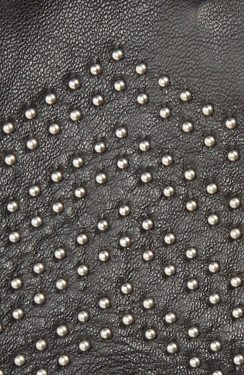 Mackage Swinley Fingerless Lambskin Leather Gloves, Alternate, color,