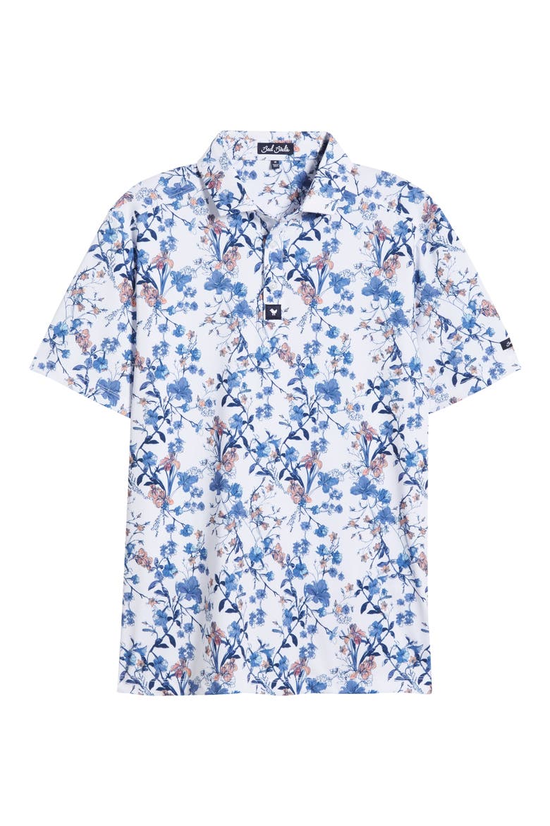 Core Floral Performance Golf Polo, Alternate, color, WILD ONE