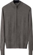 Eton Merino Wool Zip Cardigan