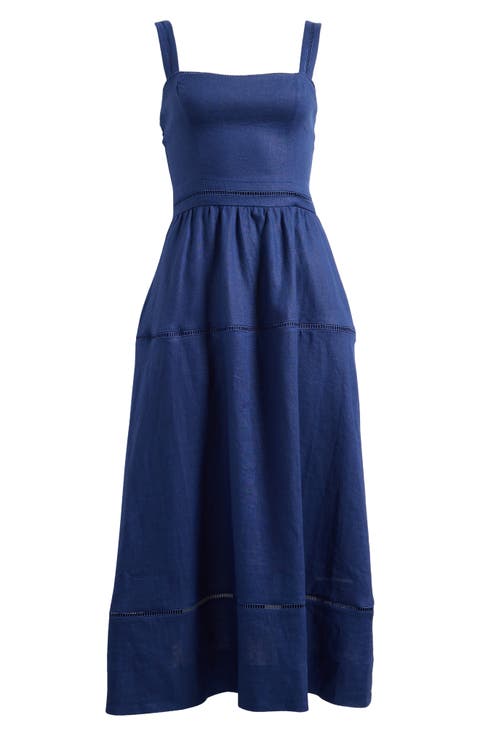 Everett Linen Midi Sundress