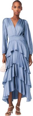 maje Ruffled maxi dress