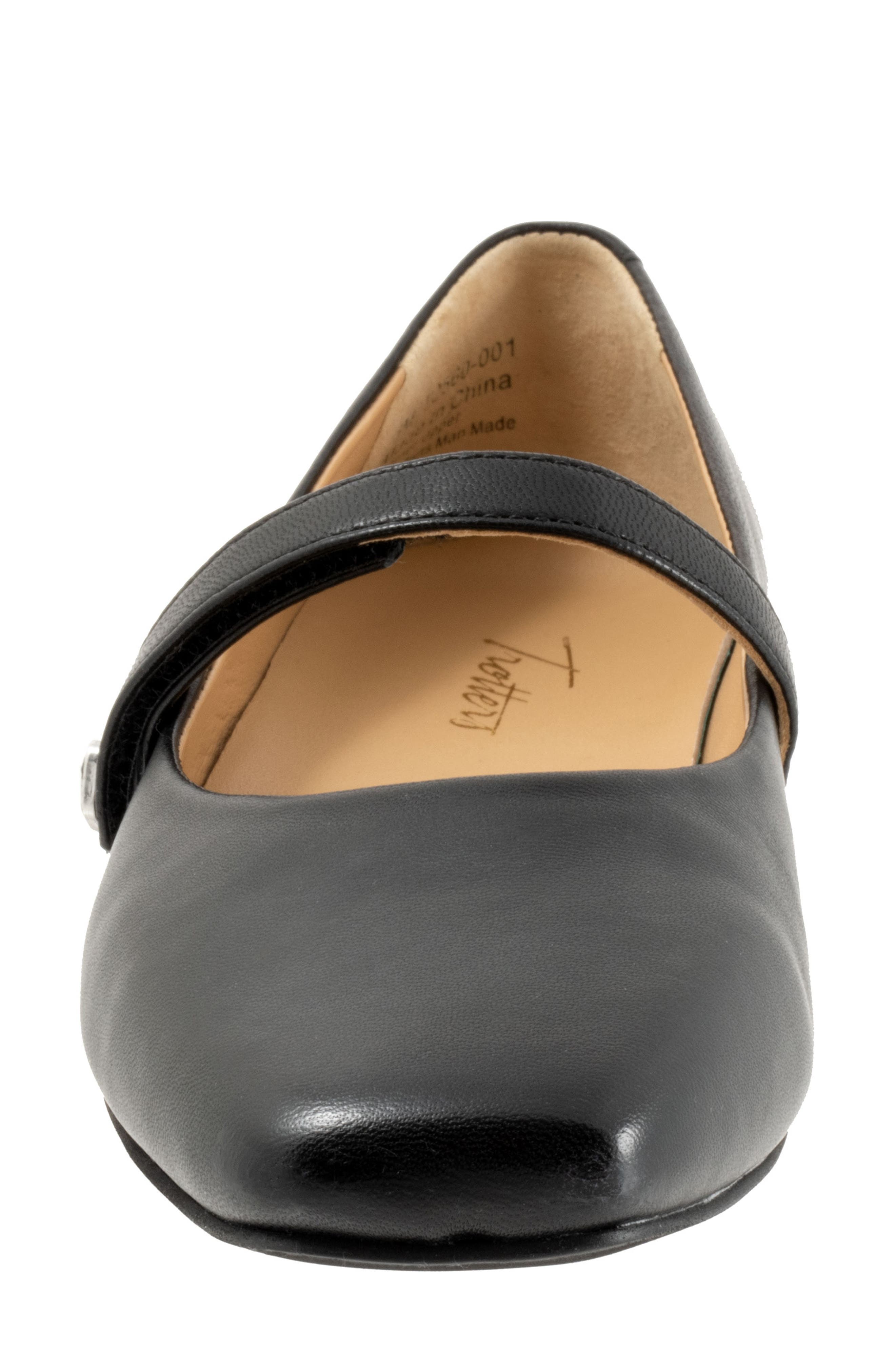 SoftWalk<sup>®</sup> Hazel Mary Jane Flat, Alternate, color, Black