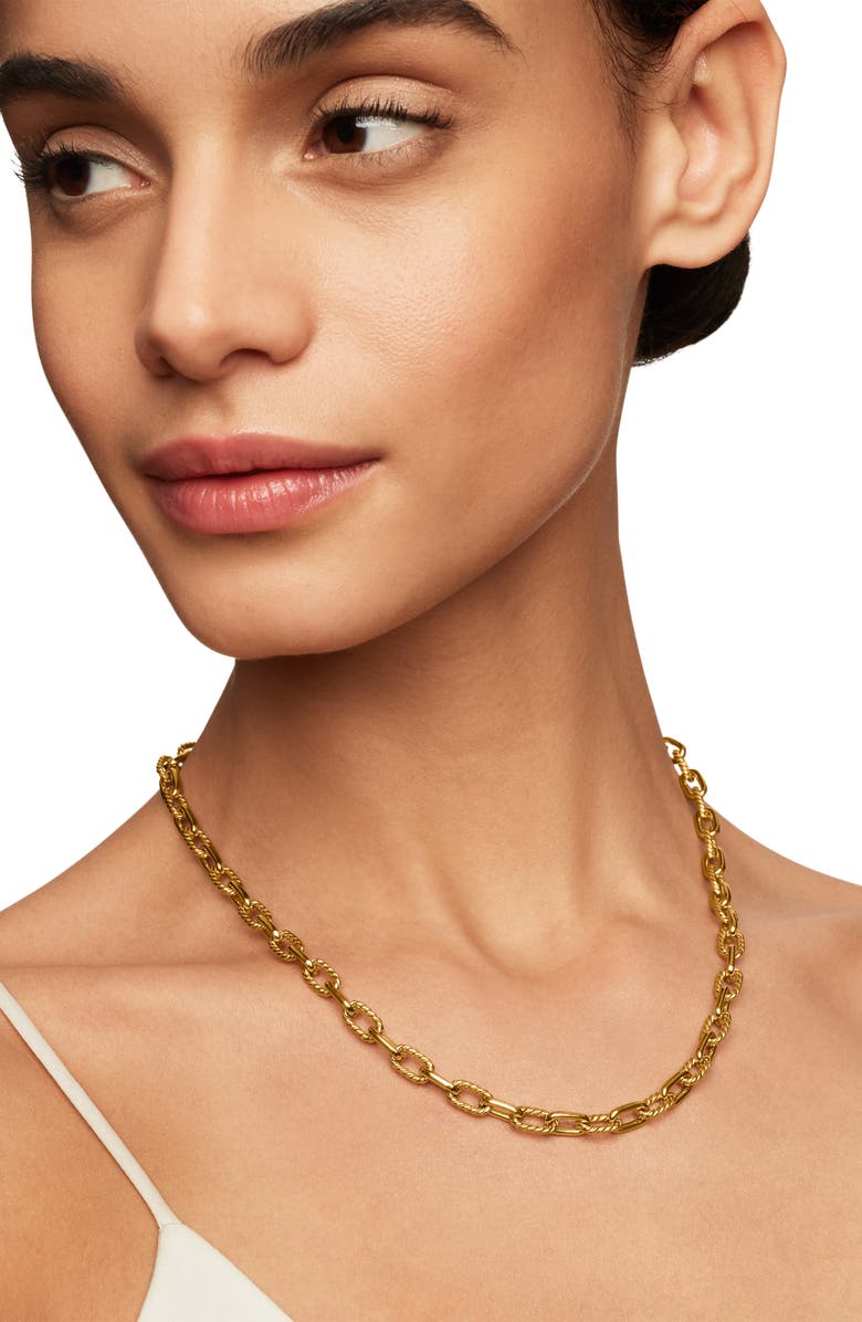 David Yurman DY Madison<sup>®</sup> Chain Necklace in 18K Yellow Gold, 6mm, Alternate, color, Gold