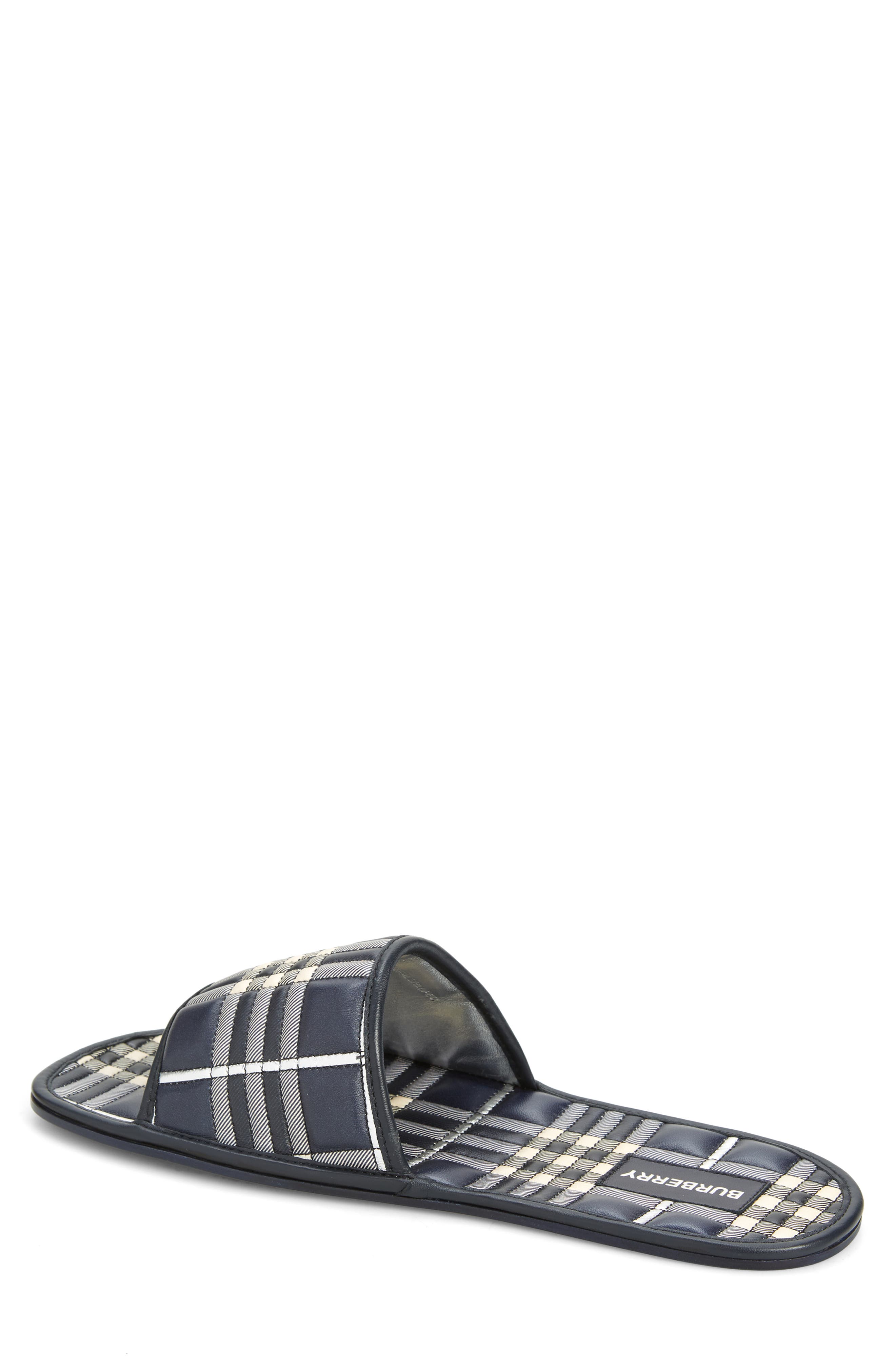 Burberry Quilted Check Slide Sandal, Alternate, color, 