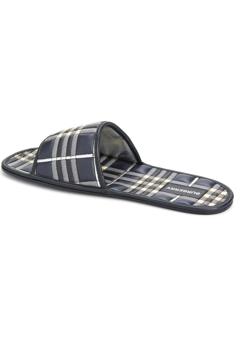 Burberry Quilted Check Slide Sandal, Alternate, color,