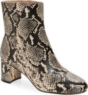 Stuart Weitzman Wynn Snakeskin Print Bootie