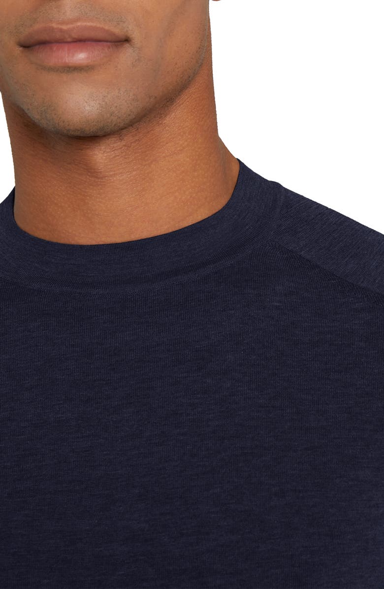 Jack Victor Victoria Cotton & Silk T-Shirt, Alternate, color, Midnight