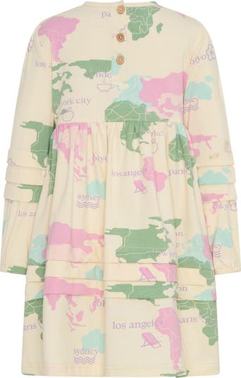 Kids' World Tour Stretch Cotton Dress