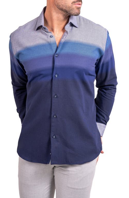 Maceoo Fibonacci Ascension Contemporary Fit Button-up Shirt In Multi