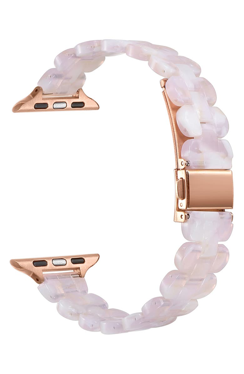 The Posh Tech Elle Resin Link Apple Watch<sup>®</sup> Watchband, Alternate, color, 