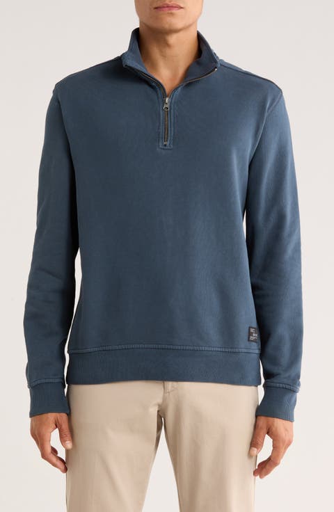 Bronn French Terry Quarter Zip Sweatshirt