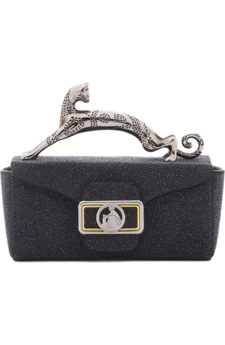 Lanvin Micro Pencil Cat Bag In Suede, Main, color,