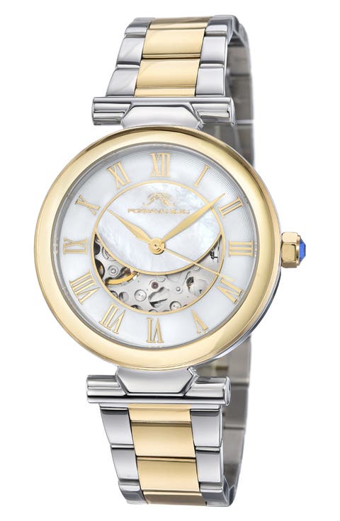 Colette Automatic Mother of Pearl Bracelet Watch, 36mm