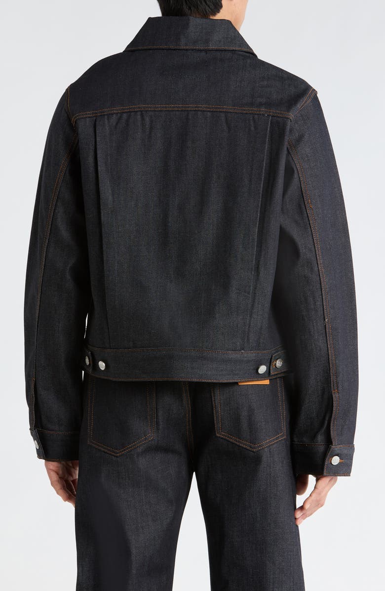 Nothing Grows Overnight Growth Denim Jacket, Alternate, color, Raw Denim